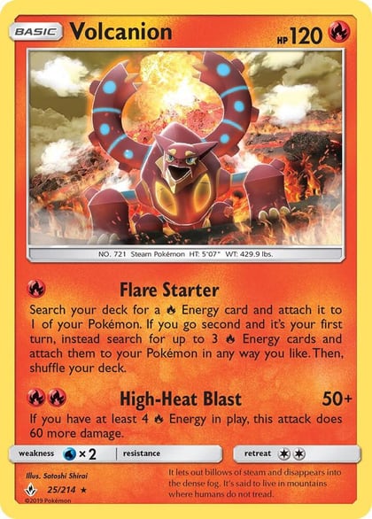 Volcanion, SM - Unbroken Bonds 25/214