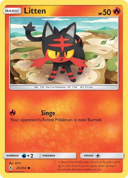 Litten (26), SM - Unbroken Bonds 26/214