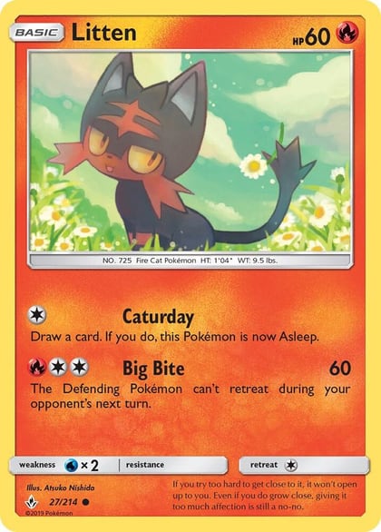Litten (27), SM - Unbroken Bonds 27/214
