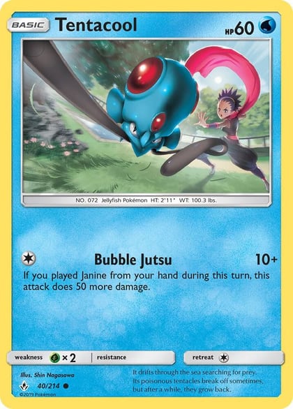 Tentacool, SM - Unbroken Bonds 40/214