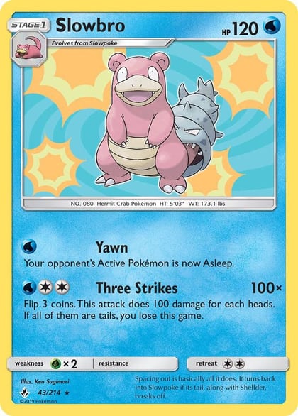 Slowbro, SM - Unbroken Bonds 43/214