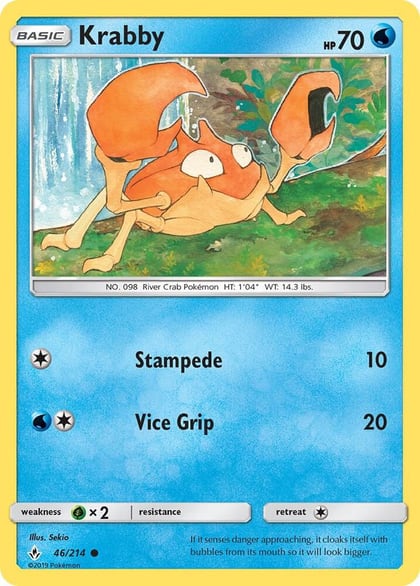Krabby, SM - Unbroken Bonds 46/214