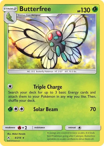 Butterfree, SM - Unbroken Bonds 4/214