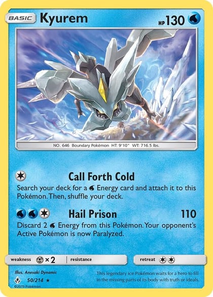 Kyurem, SM - Unbroken Bonds 50/214