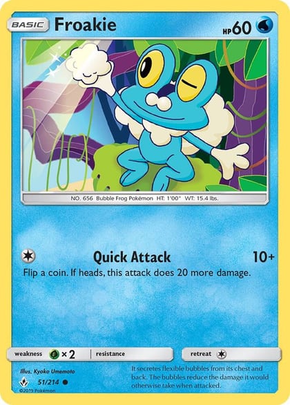 Froakie, SM - Unbroken Bonds 51/214