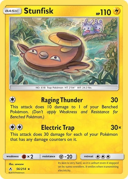 Stunfisk, SM - Unbroken Bonds 56/214