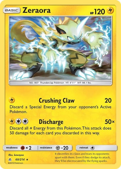 Zeraora, SM - Unbroken Bonds 60/214