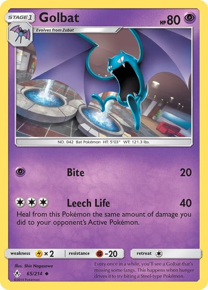Golbat, SM - Unbroken Bonds 65/214
