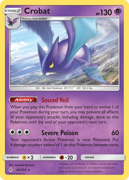 Crobat, SM - Unbroken Bonds 66/214