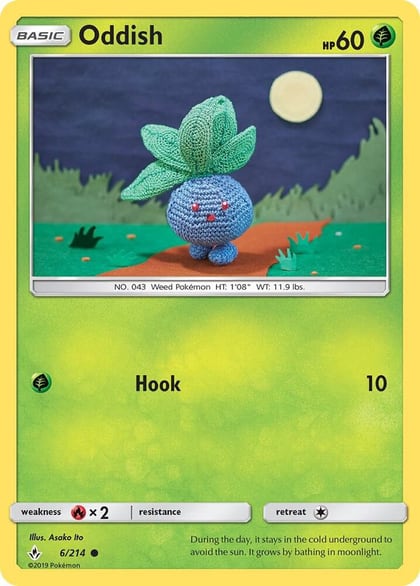 Oddish (6), SM - Unbroken Bonds 6/214