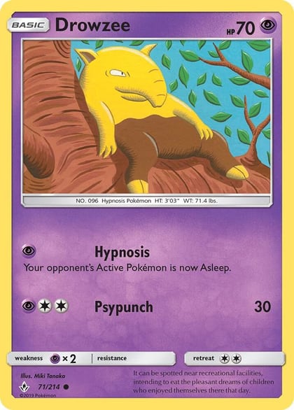 Drowzee, SM - Unbroken Bonds 71/214