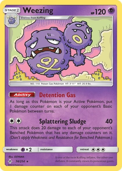 Weezing, SM - Unbroken Bonds 74/214