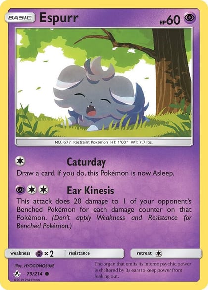 Espurr, SM - Unbroken Bonds 79/214