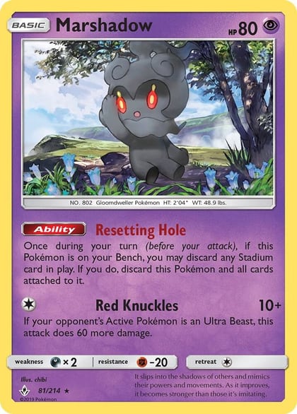 Marshadow, SM - Unbroken Bonds 81/214