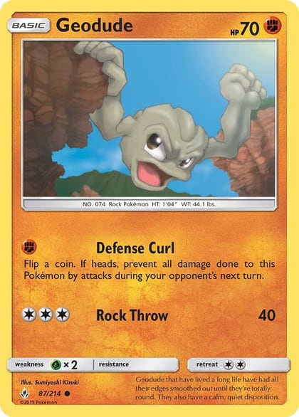Geodude, SM - Unbroken Bonds 87/214