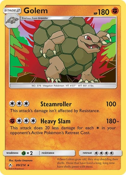 Golem, SM - Unbroken Bonds 89/214