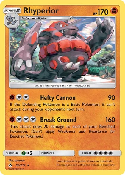 Rhyperior, SM - Unbroken Bonds 95/214