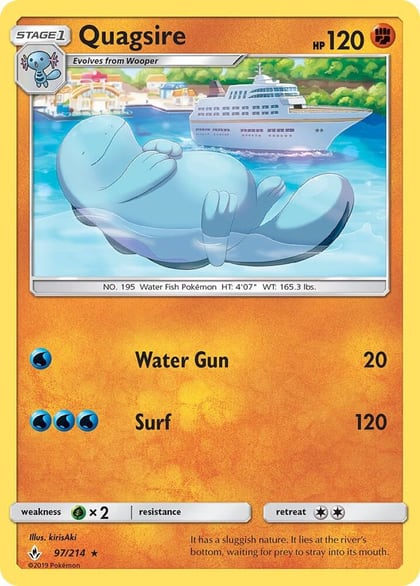 Quagsire, SM - Unbroken Bonds 97/214