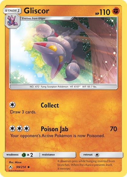 Gliscor, SM - Unbroken Bonds 99/214