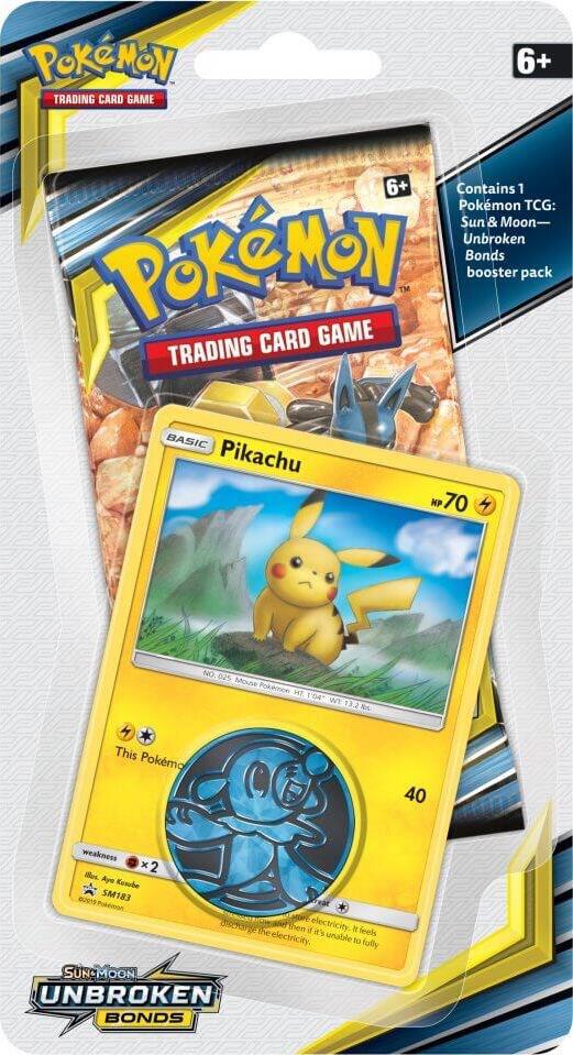 Unbroken Bonds Single Pack Blister [Pikachu], SM - Unbroken Bonds P188413