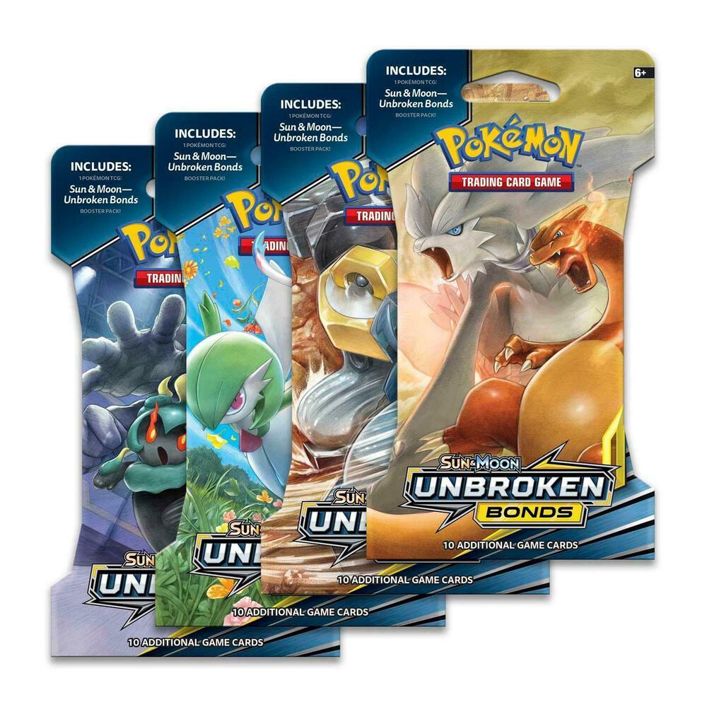 Unbroken Bonds Sleeved Booster Pack Art Bundle [Set of 4], SM - Unbroken Bonds P276585