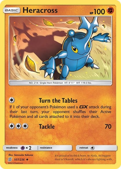 Heracross, SM - Unified Minds 107/236