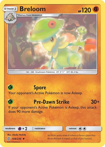 Breloom, SM - Unified Minds 108/236