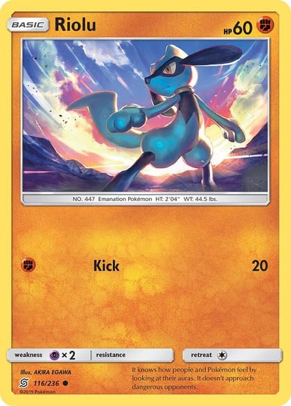 Riolu (116), SM - Unified Minds 116/236