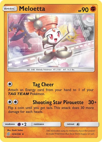 Meloetta, SM - Unified Minds 123/236