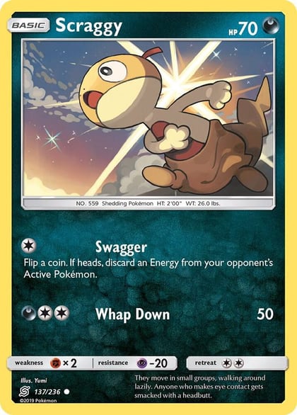 Scraggy, SM - Unified Minds 137/236