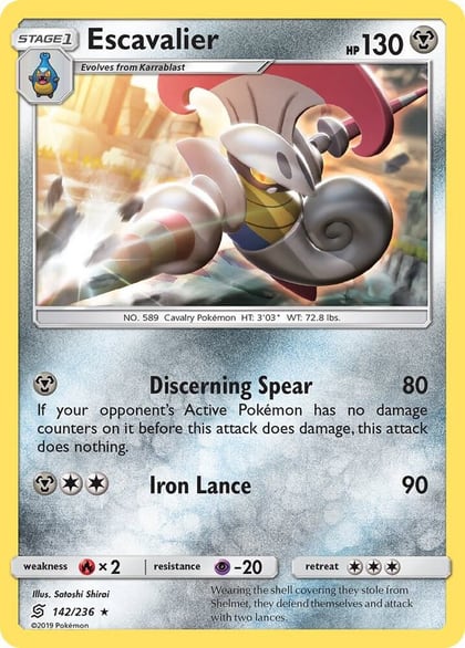 Escavalier, SM - Unified Minds 142/236