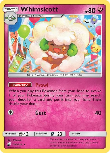 Whimsicott, SM - Unified Minds 144/236