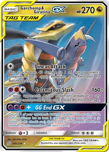 Garchomp & Giratina GX, SM - Unified Minds 146/236