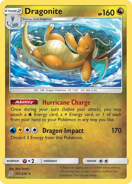 Dragonite, SM - Unified Minds 151/236