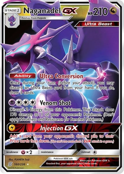 Naganadel GX, SM - Unified Minds 160/236