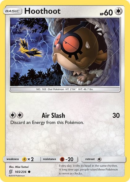 Hoothoot, SM - Unified Minds 165/236