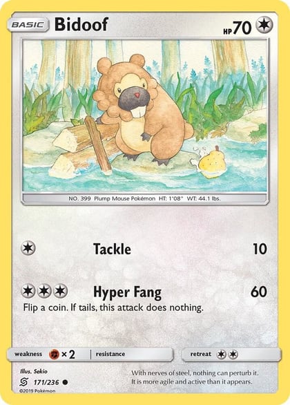 Bidoof, SM - Unified Minds 171/236