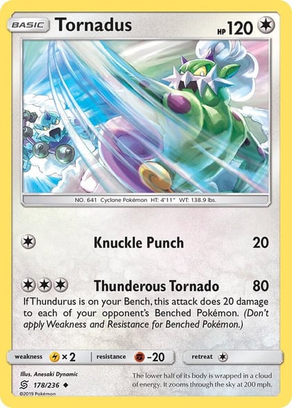 Tornadus, SM - Unified Minds 178/236