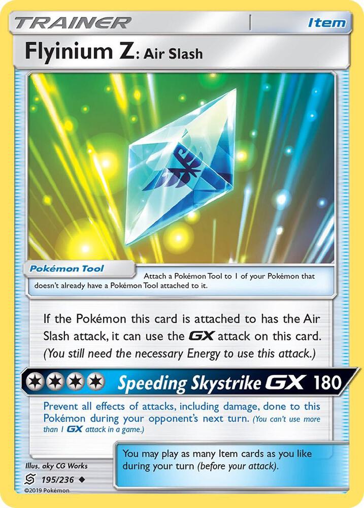 Flyinium Z: Air Slash, SM - Unified Minds 195/236