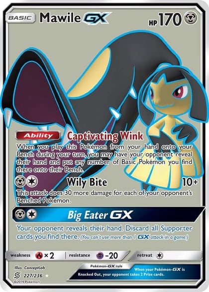 Mawile GX (Full Art), SM - Unified Minds 227/236