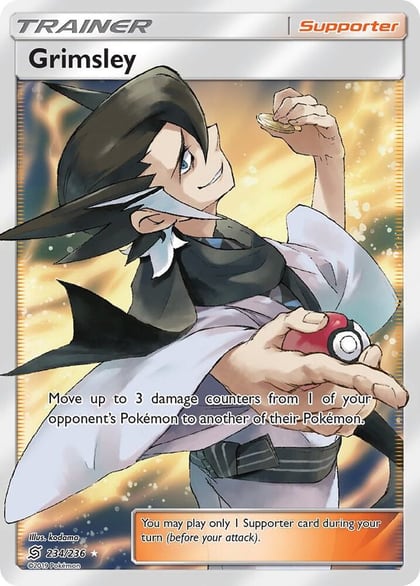Grimsley (Full Art), SM - Unified Minds 234/236