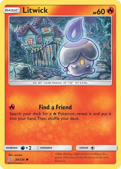 Litwick (28), SM - Unified Minds 28/236