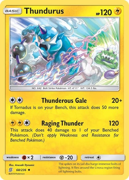 Thundurus, SM - Unified Minds 68/236
