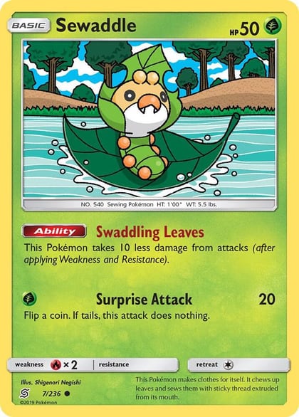 Sewaddle (7), SM - Unified Minds 7/236