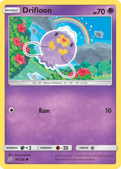 Drifloon, SM - Unified Minds 80/236