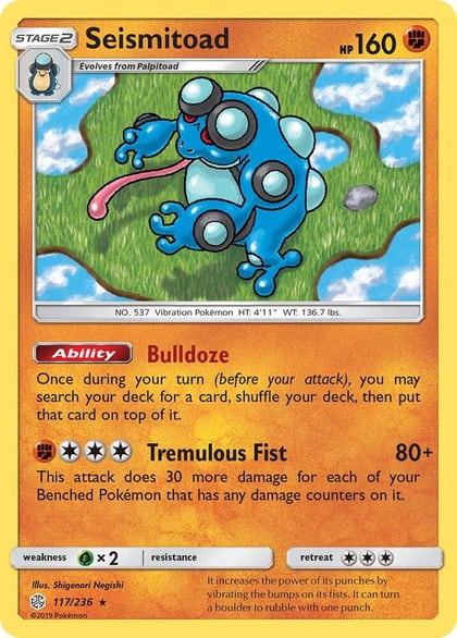 Seismitoad, SM - Cosmic Eclipse 117/236