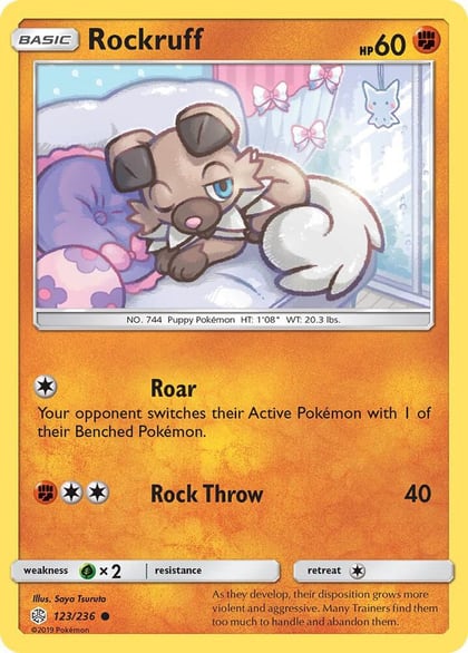 Rockruff, SM - Cosmic Eclipse 123/236