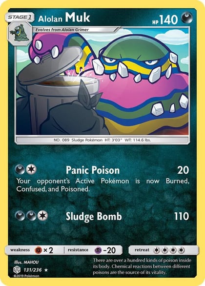 Alolan Muk, SM - Cosmic Eclipse 131/236