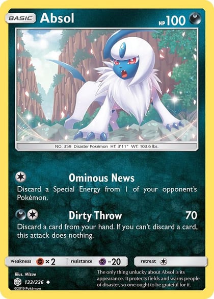 Absol, SM - Cosmic Eclipse 133/236