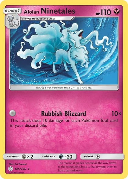 Alolan Ninetales, SM - Cosmic Eclipse 145/236